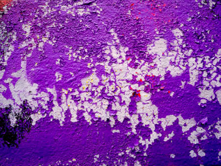 peeling painted old wall textureの写真素材