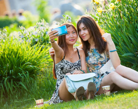 MOSCOW - MAY 24: People attend open-air concert on Bosco Fresh Festival in Muzeon Park on May 24, 2014 in Moscowのeditorial素材