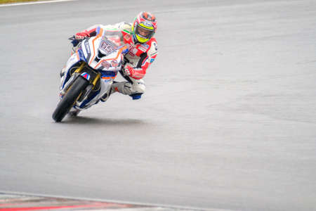 MOSCOW - JUNE 5: Unidentified rider participates in the Race Cup Moscow Region Governor on June 5,...