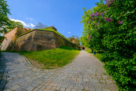 Brno, Czech Republic - April 29, 2016: Spilberk castle at sunny dayのeditorial素材