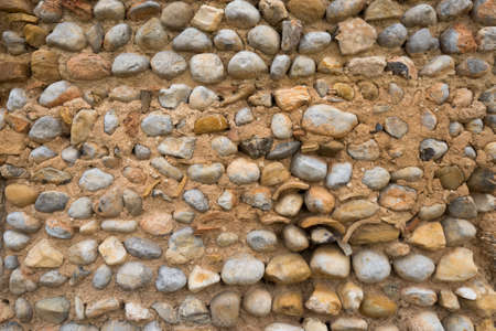 Ruins cobblestone wall texture background