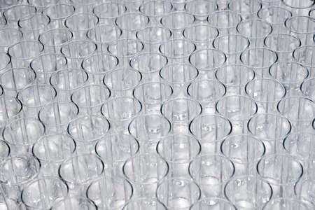 Empty glasses in a barの写真素材