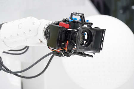 Robotic camera for broadcasting on television