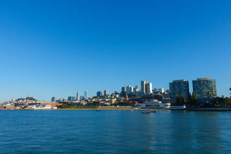 San Francisco, USA - September 10, 2018: Cityscape at sunny day time