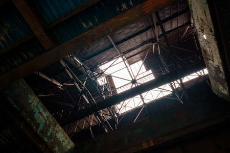 Exterior of an abandoned metallurgical plant in Ostrava, Czech Republic