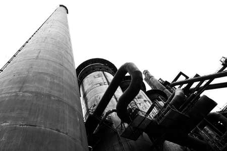 Black and white art abstract industrial backroundの写真素材