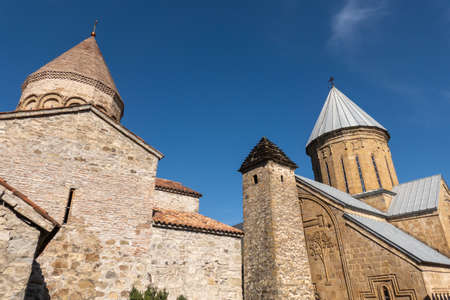 Old church against blue sky