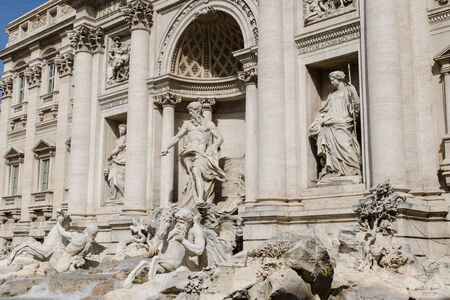 Trevi fountain, Rome, Italyの写真素材