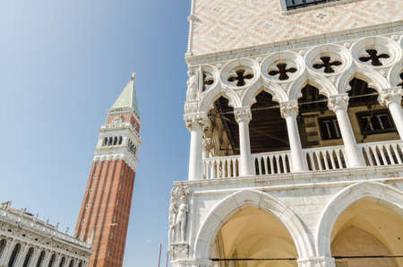 Piazza San Marco in Venice, Italy.の写真素材