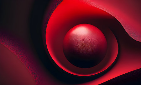 Abstract background with red button generative AIの素材