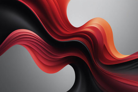 Elegant movement and flow art generative AIの素材