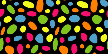 fun colorful line doodle seamless pattern. Creative abstract art background collection for children or festive celebration design. Simple childish scribble wallpaper print texture bundle.のイラスト素材