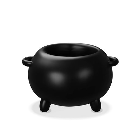 3D black cauldronのイラスト素材