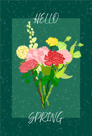 vertical Mothers Day poster 2のイラスト素材