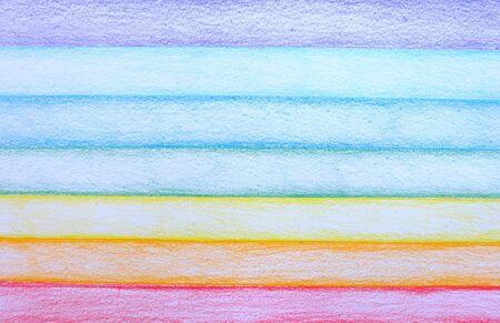 Stripe Pencil Color Rainbow Backgroundの写真素材