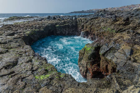 El Bufadeiro, La Garina, Gran-Canaria, Spainの写真素材
