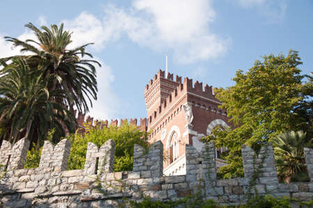 Detail of city of Genoa in Italyのeditorial素材