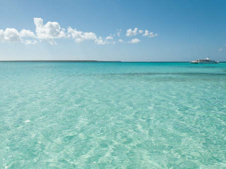 Caribbean sea and beachの写真素材