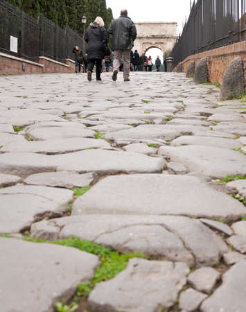 Rome pavementのeditorial素材