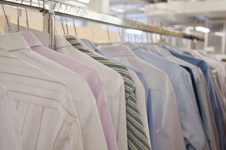 Shirts hanging stack