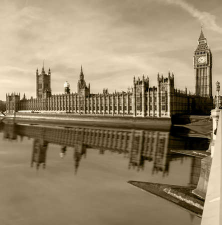 Hose of Parlament view from Westminster Bridge, London.