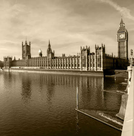 Hose of Parlament view from Westminster Bridge, London の写真素材