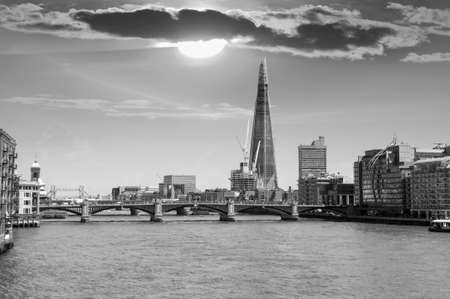 London, Mar 20  The Shard,skyscraper in London, 20 March 2013 The Shard also referred to as the Shard of Glass, is a 95-storey skyscraper in London  Its construction began in March 2009 and inaugurated on 5 July 2012, It opened to the public on 1 Februaryのeditorial素材