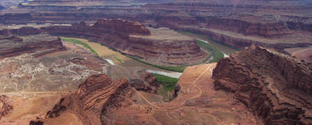Panorama of Dead Horse Point の写真素材