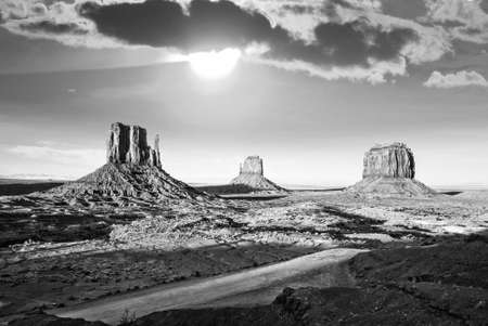View of Monument Valley from Jhon Ford Point の写真素材
