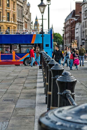 Walking in London.の写真素材