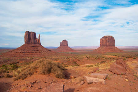 View of Monument Valley from Jhon Ford Point.の写真素材