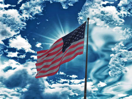 Flag of United States of America.の写真素材