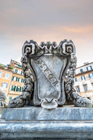S.P.Q.R. - Rome.の写真素材