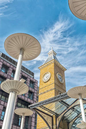 in front of the Unedrground station.のeditorial素材