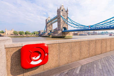 Particular view of London Bridge.のeditorial素材