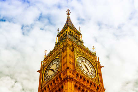 Details of Big Ben clock.