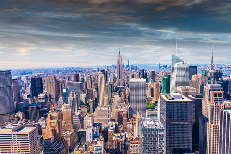 Beautiful view of  New York City skyline.の写真素材