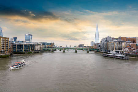 New London skyline.の写真素材