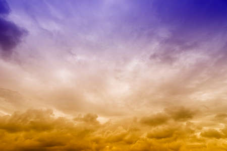 Stormy sky.の写真素材