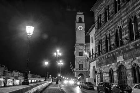 Along the river by night.の写真素材