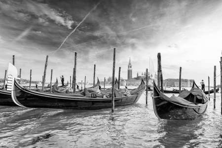 The Gondolas with beautiful sky.の写真素材