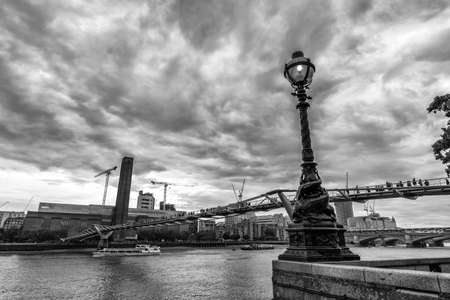 Particular view of Millennium bridge.の写真素材