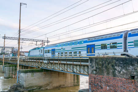 The meeting on the bridge.のeditorial素材