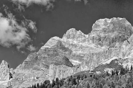 Beautiful view of Dolomities, Italy.の写真素材