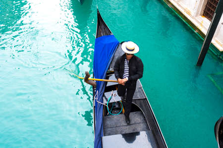 The Venetian gondolier.のeditorial素材