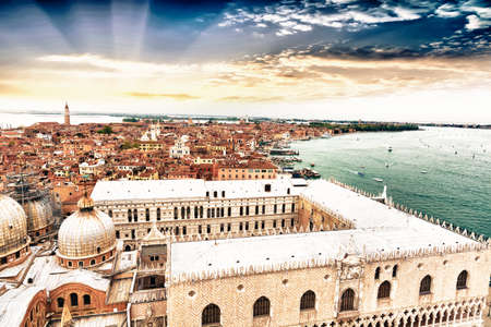 The Ducal Palace from above.のeditorial素材