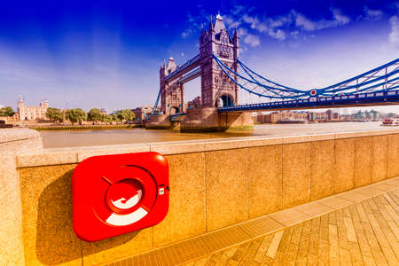 Particular view of London Bridge.の写真素材