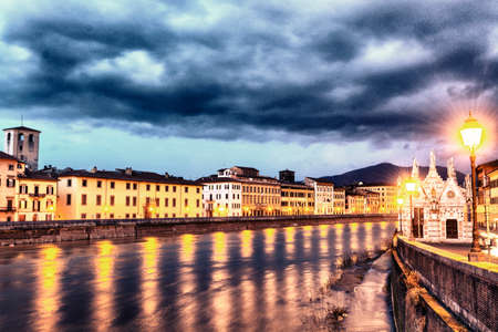 Beautiful view of Pisa.の写真素材