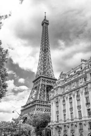 Tower and building in Paris.の写真素材