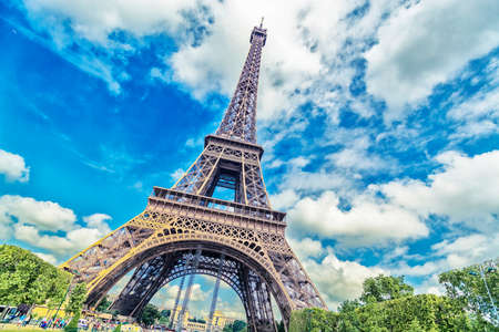 The Tower Eiffel, Paris.の写真素材